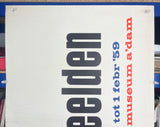 Leven met beelden [Exhibition Poster] Willem Sandberg, 1959