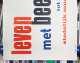 Leven met beelden [Exhibition Poster] Willem Sandberg, 1959
