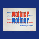 Wollner textielontwerpen [Exhibition Poster] Stedelijk Museum, 1959. Buy and sell the best original vintage posters and prints with The Print Arkive.