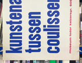 Kunstenaars tussen coulissen [Exhibition Poster] Willem Sandberg, 1957