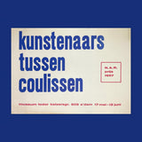 Kunstenaars tussen coulissen [Exhibition Poster] Museum Fodor, 1957. Buy and sell the best original vintage posters and prints with The Print Arkive.