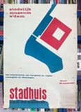 Stadhuis aan de Amstel [Exhibition Poster] Wim Brusse, 1958