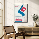 Stadhuis aan de Amstel [Exhibition Poster] Wim Brusse, 1958