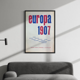 Europa 1907 [Exhibition Poster] Willem Sandberg, 1957