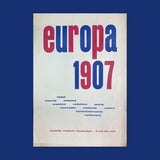 Europa 1907 [Exhibition Poster] Stedelijk Museum, 1957. Buy and sell the best original vintage posters and prints with The Print Arkive.