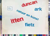 Natuur en Kunst [Exhibition Poster] Willem Sandberg, 1957