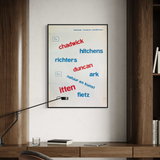 Natuur en Kunst [Exhibition Poster] Willem Sandberg, 1957
