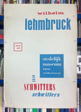 Wilhelm Lehmbruck / Kurt Schwitters [Exhibition Poster] Willem Sandberg, 1956