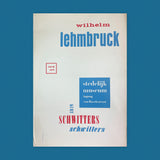Wilhelm Lehmbruck – Kurt Schwitters [Exhibition Poster] Stedelijk Museum, 1956. Buy and sell the best original vintage posters and prints with The Print Arkive.
