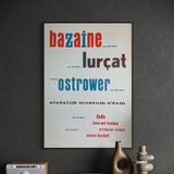 Bazaine Lurçat Octrooieer [Exhibition Poster] Willem Sandberg, 1959