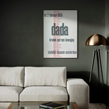 Dada, Kroniek van een Beweging [Exhibition Poster] Willem Sandberg, 1959