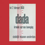 Dada, Kroniek van een Beweging [Exhibition Poster] Wim Crouwel, 1959. Buy and sell the best original vintage posters and prints with The Print Arkive.