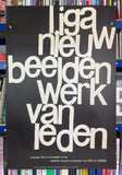 Liga Nieuw Beelden [Exhibition Poster] Wim Strijbosch, 1958