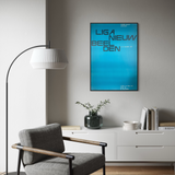 Liga Nieuw Beelden [Exhibition Poster] Wim Crouwel, 1957