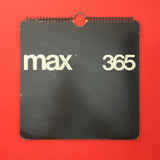 Max365 Perpetual Wall Calendar (Massimo Vignelli). Buy and sell the best graphic design books, journals, magazines and posters with The Print Arkive.