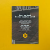 D&AD New Blood: Sorry old blood, the new blood has arrived [Poster] Peter Hale. Buy and sell the best original vintage posters and prints with The Print Arkive.