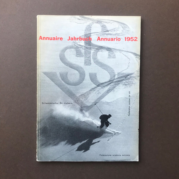 SSV FSS Jahrbuch Annuaire 1952 Vol.XLVI - Werner Mühlemann