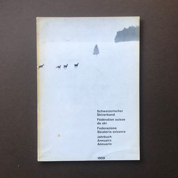 SSV FSS Jahrbuch Annuaire 1959 Vol.LIII - Werner Mühlemann