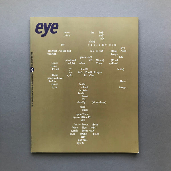 Eye No.30 / The International Review of Graphic Design