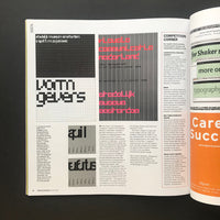 Creative Review August 2003 / Wim Crouwel Edition