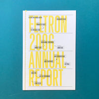 Feltron 2006 Annual Report (SIGNED)
