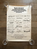 "We, the undersigned, deplore and oppose…" - Crosby/Fletcher/Forbes