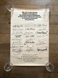 "We, the undersigned, deplore and oppose…" - Crosby/Fletcher/Forbes