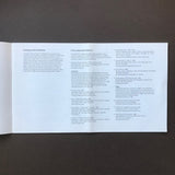 This is the checklist for the exhibition Claes Oldenburg - Chermayeff & Geismar