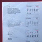 Pentagram 365, Typography Calendar - Kit Hinrichs