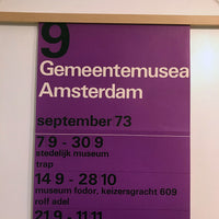 Stedelijk Museum, Gemeentemusea Amsterdam 9, September 1973