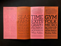 Neutraface Slab Font Catalog (House Industries)