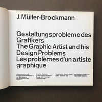 Gestaltungsprobleme des Grafikers, The graphic artist and his design problems, Les problèmes d'un artiste graphique (Josef Müller-Brockmann)