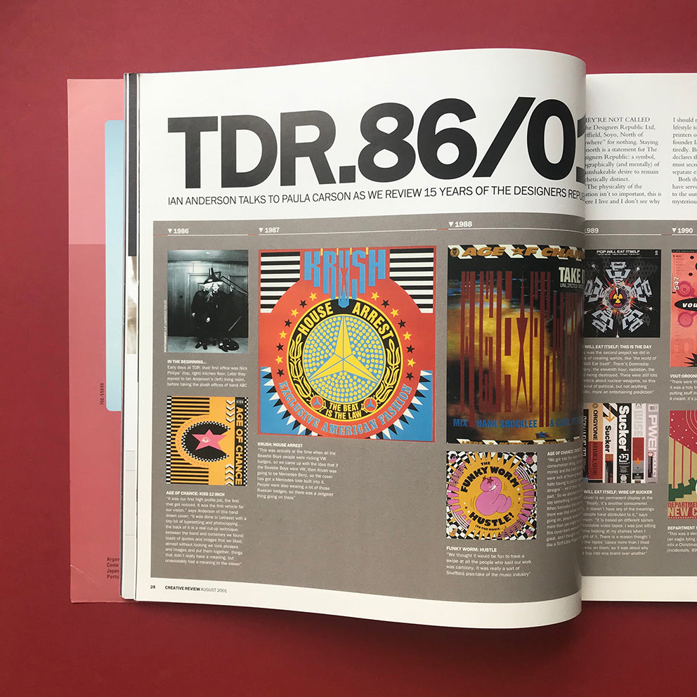 Creative Review August 2001 / TDR Edition – The Print Arkive