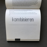 Kompendium für Alphabeten. Eine Systematik der Schrift (Karl Gerstner)