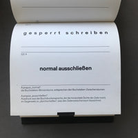 Kompendium für Alphabeten. Eine Systematik der Schrift (Karl Gerstner)