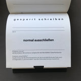 Kompendium für Alphabeten. Eine Systematik der Schrift (Karl Gerstner)