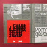 Stedelijk Museum Extra Bulletin 4/79 (Wim Crouwel)