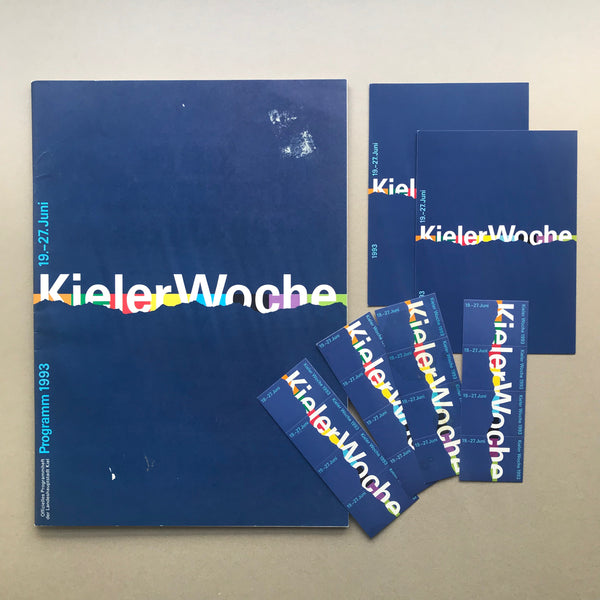 Kieler Woche 1993; Offizielle Programm & Postkarte (Christof Gassner)