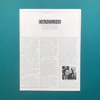 DEADLINE Issue 1 (D&AD)