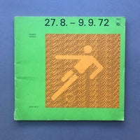1972 Munich Olympic Football Programme 27.8.-9.9.72