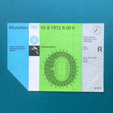1972 Munich Olympic Equestrian Ticket 10.9.1972