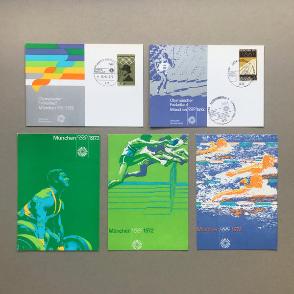 1972 Munich Olympic Postcard (lot)
