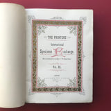 The Printers International Specimen Exchange Vol.XI (1890 Type Specimen Book)