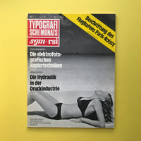 Typographische Monatsblätter NR.1 Januar 1977 (Wolfgang Weingart)
