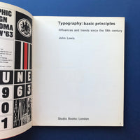 Typography: basic principles (John Lewis)