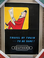 Travel by Train - Southern Rail (Harry Stevens Poster)