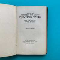 Printing Types Together with Specimens of Type Faces