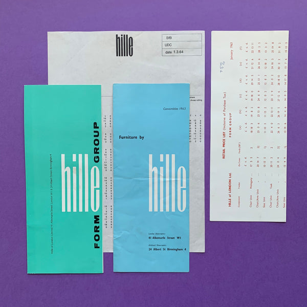 Hille, 1960s ephemera