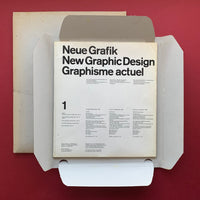 Neue Grafik / New Graphic Design / Graphisme actuel No.1 1958 (LMNV)