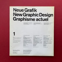 Neue Grafik / New Graphic Design / Graphisme actuel No.1 1958 (LMNV)